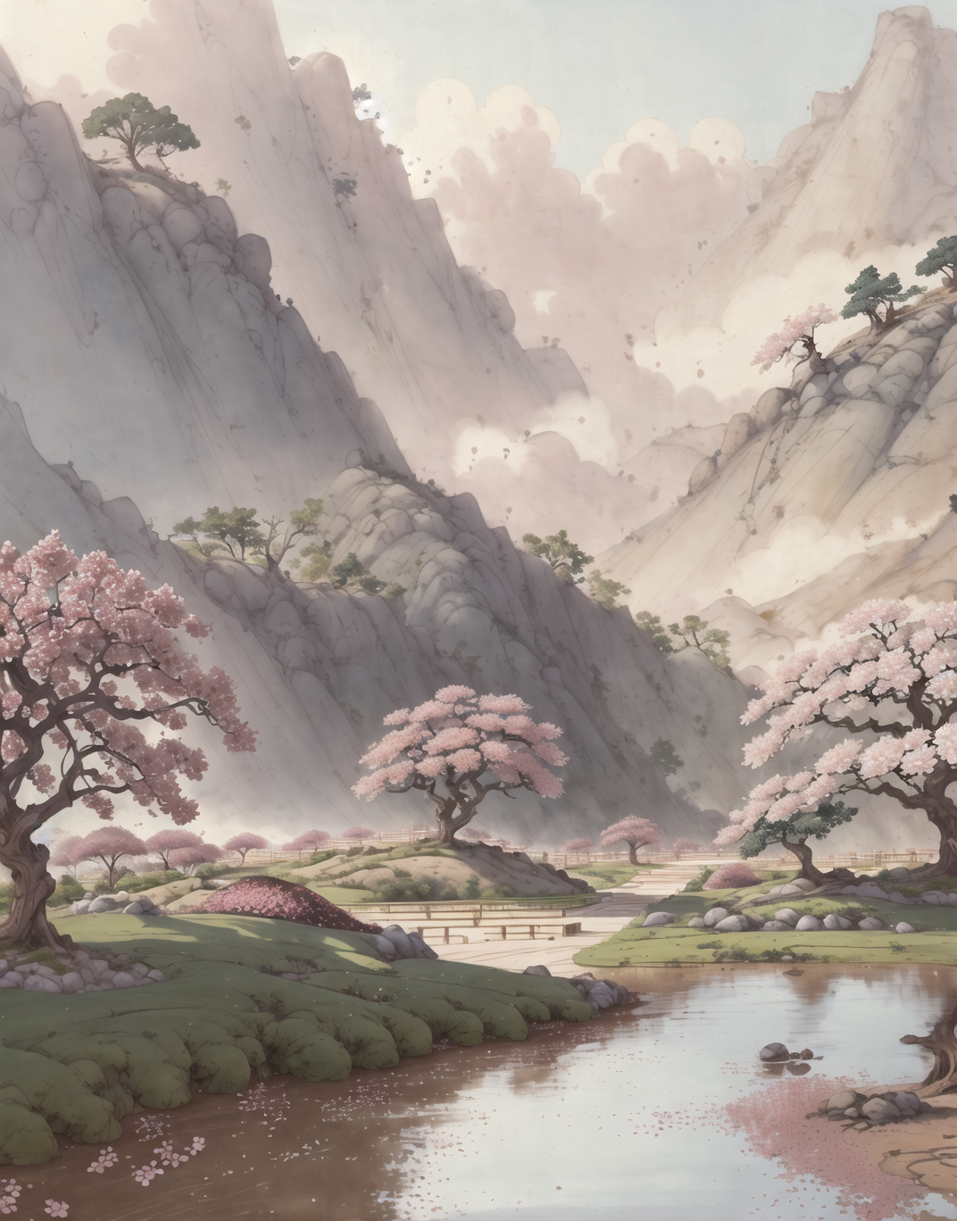 11519-3493420977-sakura garden, greek, (masterpiece, best quality_1.2), peaceful, calm landscape, flowers and lush bushes, artstation, by simon s.png